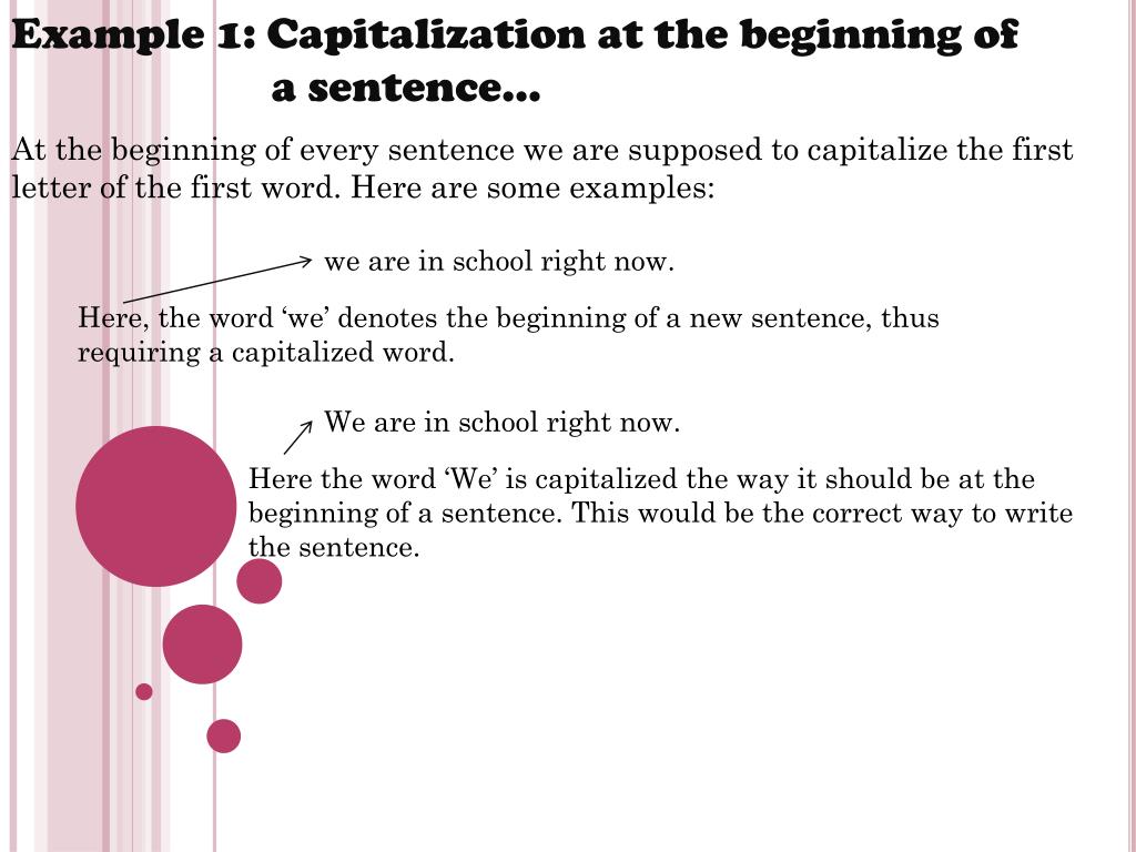 PPT Rules of Capitalization PowerPoint Presentation, free download