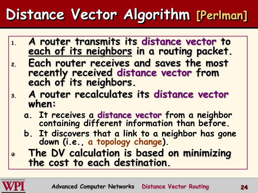 PPT Distance Vector Routing PowerPoint Presentation, free download