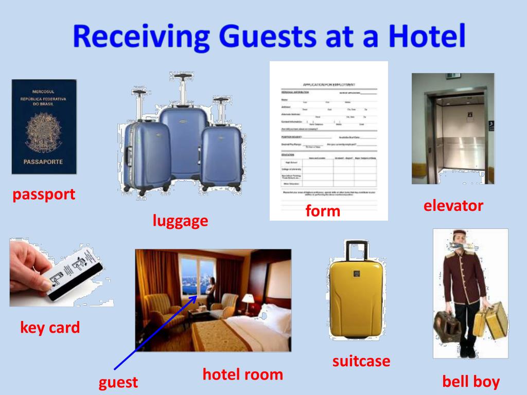 PPT Receiving Guests at a Hotel PowerPoint Presentation, free download ID2438951