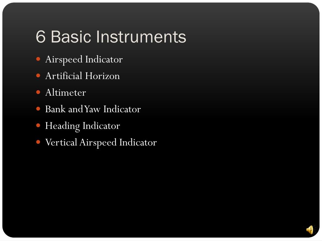 PPT Flight Instruments PowerPoint Presentation, free download ID