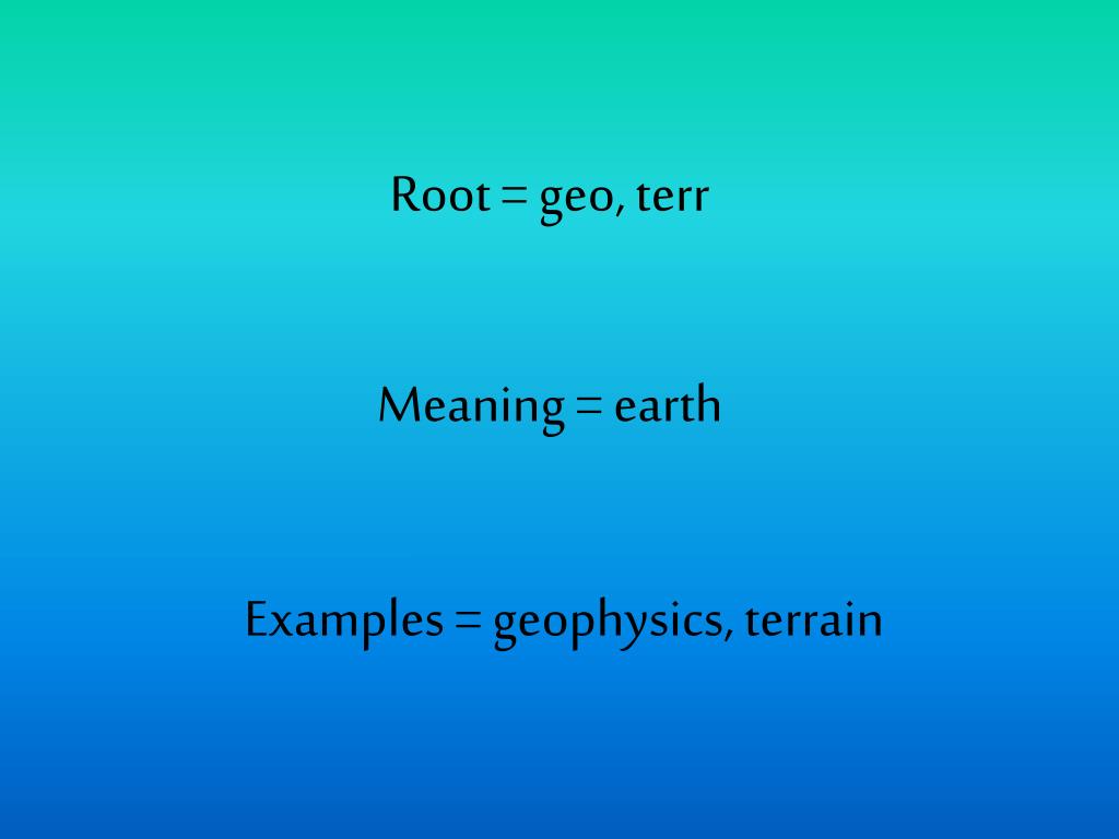 PPT Root = bio, vit PowerPoint Presentation, free download ID2440151