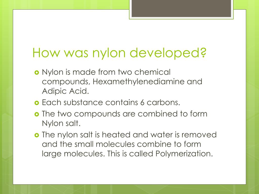 PPT Nylon PowerPoint Presentation, free download ID2442740