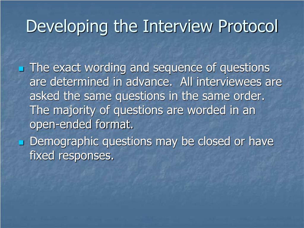 PPT Introduction to Qualitative Research Conducting Interviews