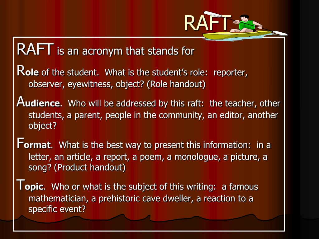 PPT R.A.F.T. s PowerPoint Presentation, free download ID2447059