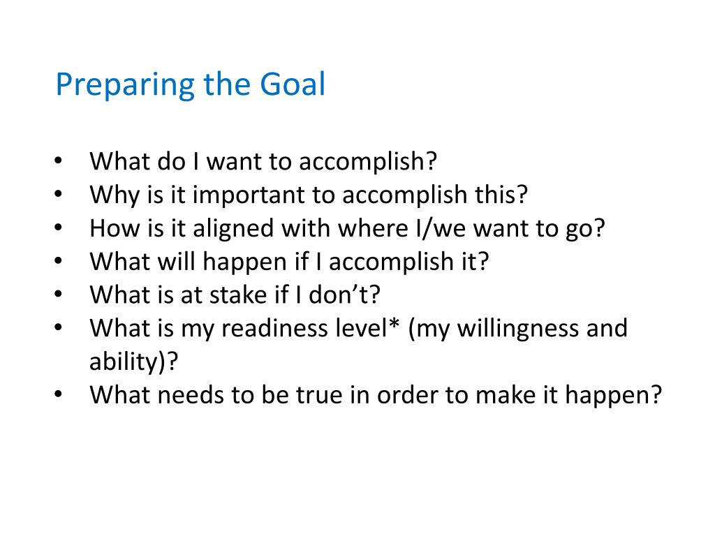 PPT Setting SMART Goals PowerPoint Presentation ID2449548