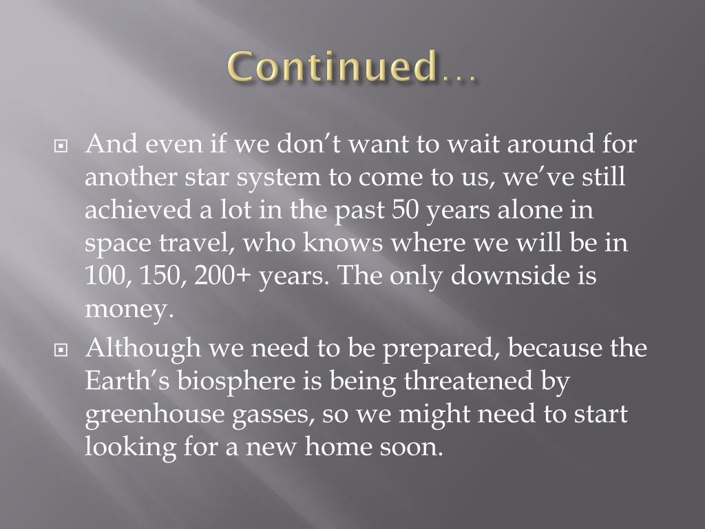 PPT How long can humans survive in space? PowerPoint Presentation