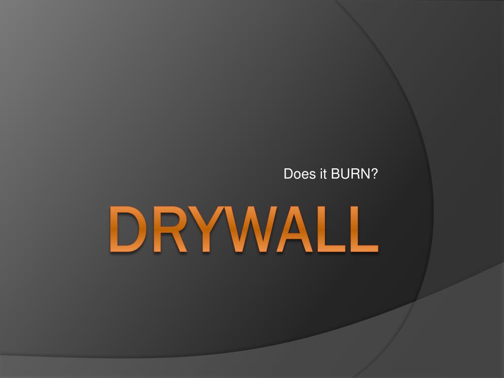 PPT Drywall PowerPoint Presentation, free download ID2452965