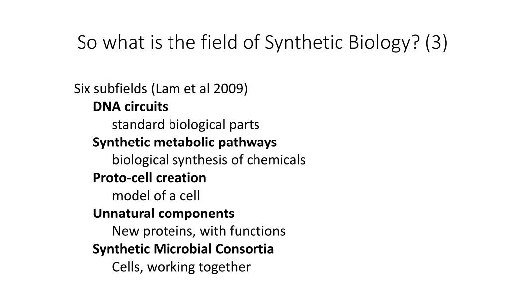 PPT Synthetic Biology and Biosecurity PowerPoint Presentation, free