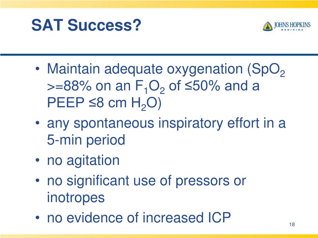 PPT Spontaneous Awakening and Breathing Trials PowerPoint