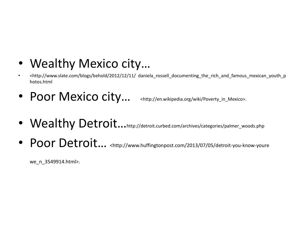 PPT Wealthy Mexico city… PowerPoint Presentation, free download ID