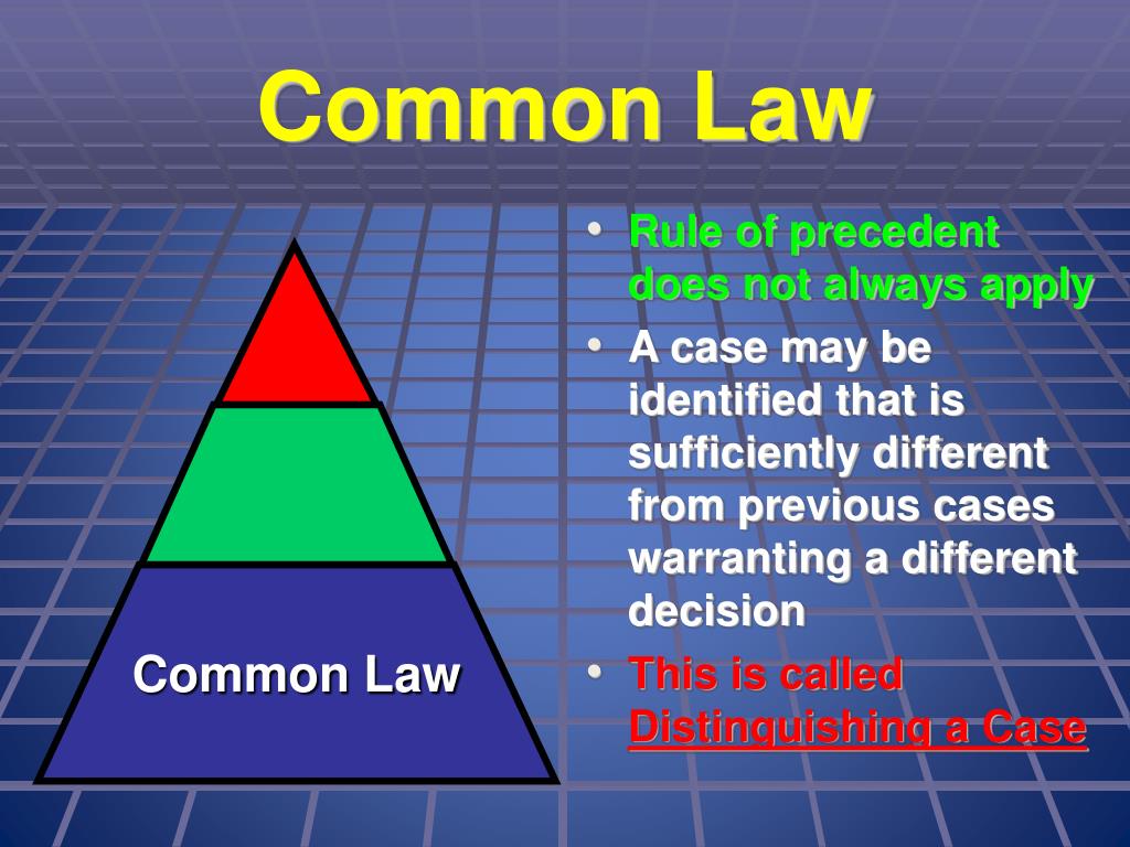 Statute Overrides Common Law at Jesus Salas blog