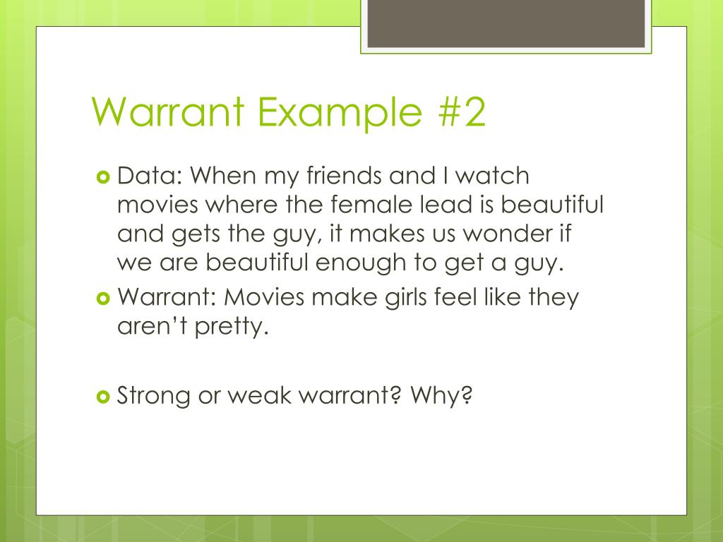 PPT Claim Data Warrant PowerPoint Presentation, free download ID