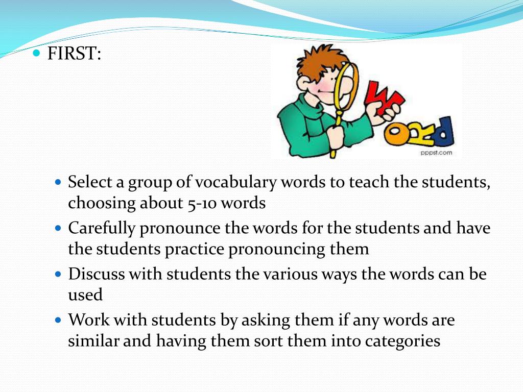 PPT Vocabulary RolePlay for English Language Learners PowerPoint