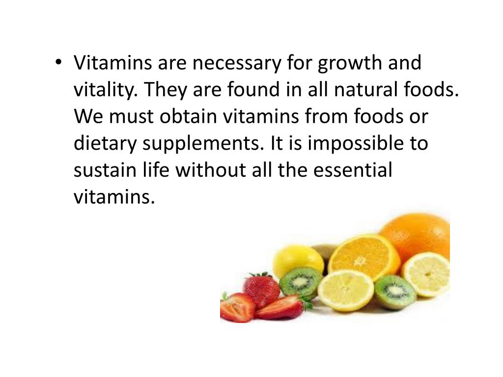 PPT VITAMINS AND MINERALS PowerPoint Presentation, free download ID