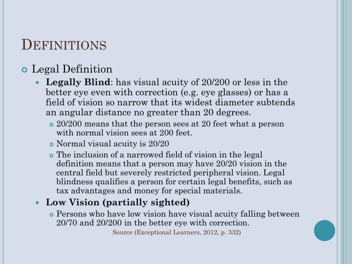 PPT Visual Impairment PowerPoint Presentation ID2459901