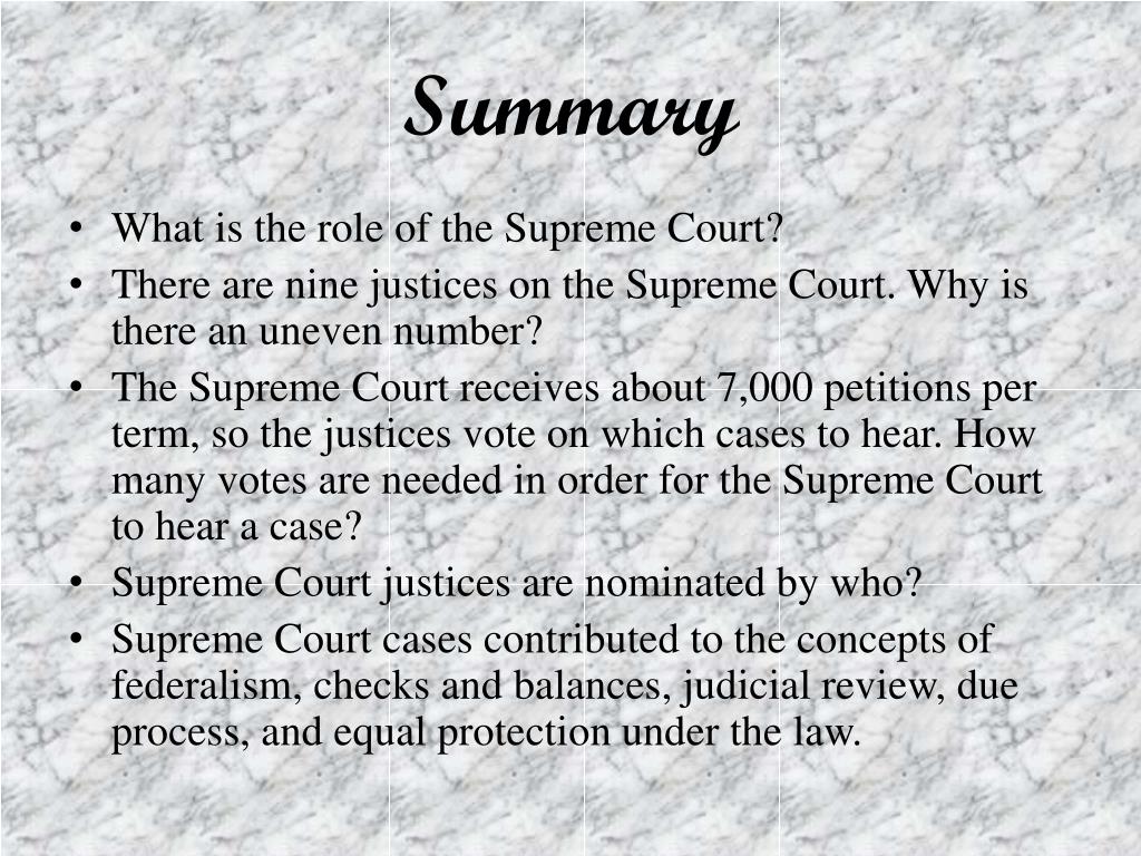 PPT The Supreme Court PowerPoint Presentation, free download ID2461524