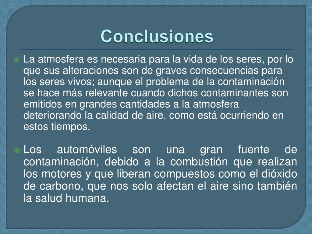 PPT LA CONTAMINACION VEHICULAR PowerPoint Presentation, free download