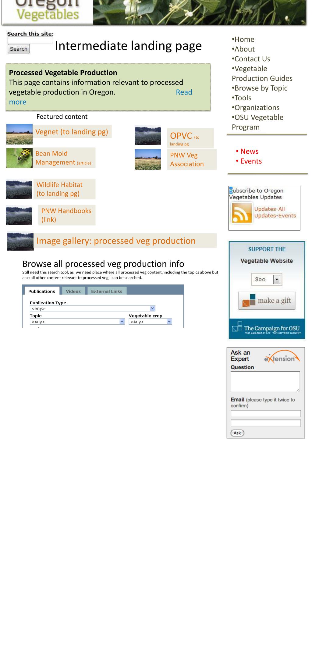 PPT Oregon Vegetables Home Page PowerPoint Presentation, free