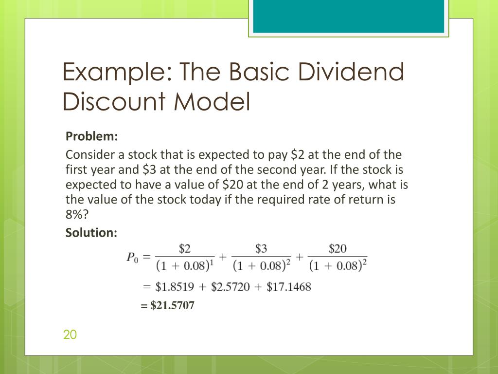 PPT Chapter 7 Equity Valuation PowerPoint Presentation, free download