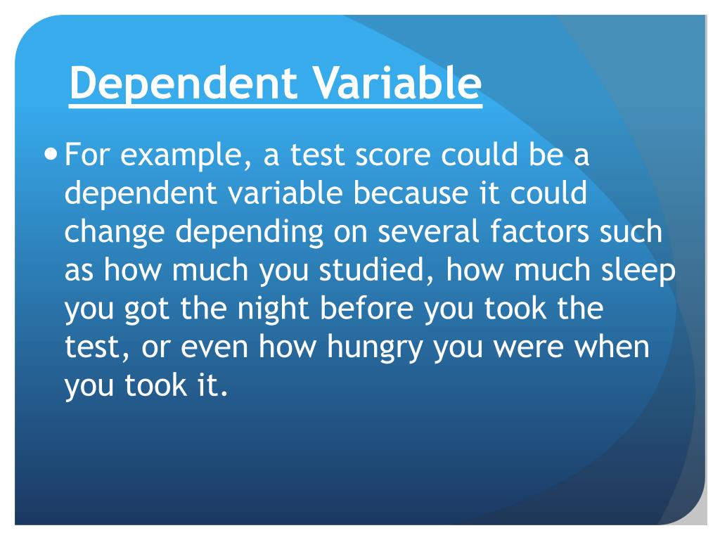 PPT Independent vs. Dependent variable PowerPoint Presentation, free