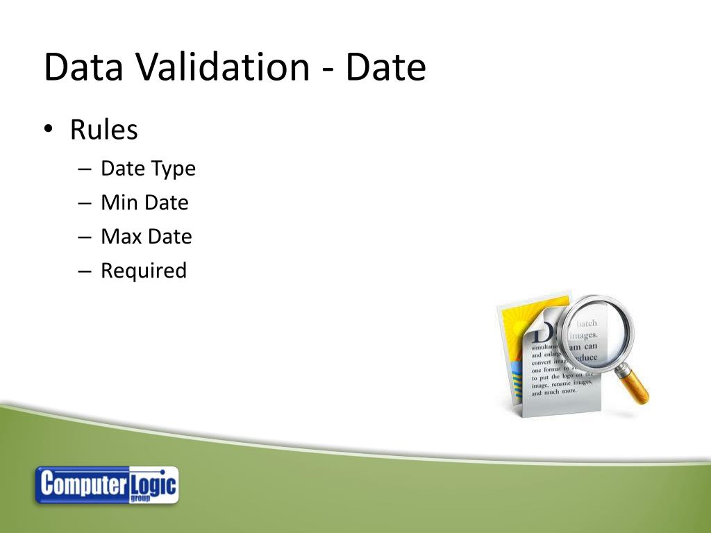 PPT Data Validation PowerPoint Presentation, free download ID2465029