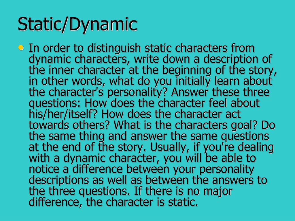 PPT Character Types PowerPoint Presentation, free download ID2465330