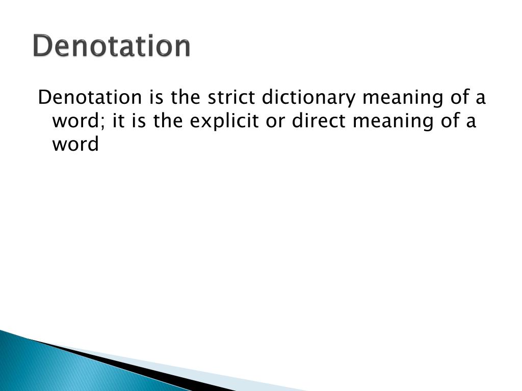 PPT Connotation vs. Denotation PowerPoint Presentation, free download ID2465539