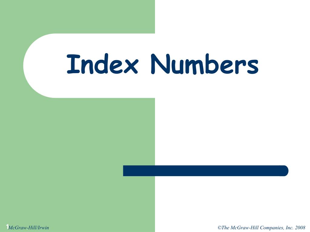 PPT Index Numbers PowerPoint Presentation, free download ID2467893