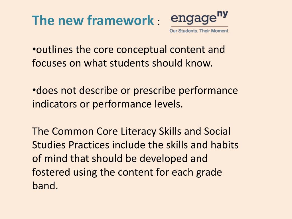 PPT New York State Social Studies Frameworks PowerPoint Presentation