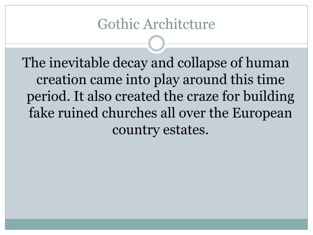 PPT Gothic Time Period PowerPoint Presentation, free download ID
