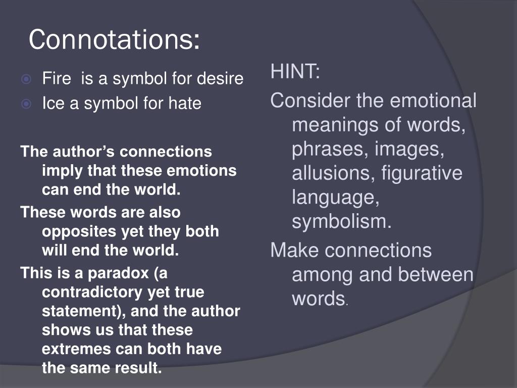 PPT Fire and Ice by Robert Frost PowerPoint Presentation