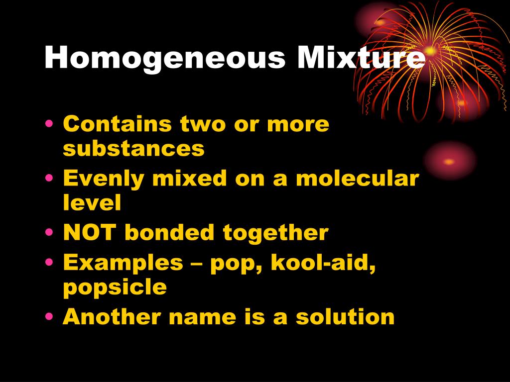 PPT Substances, Mixtures, and Solubility PowerPoint Presentation