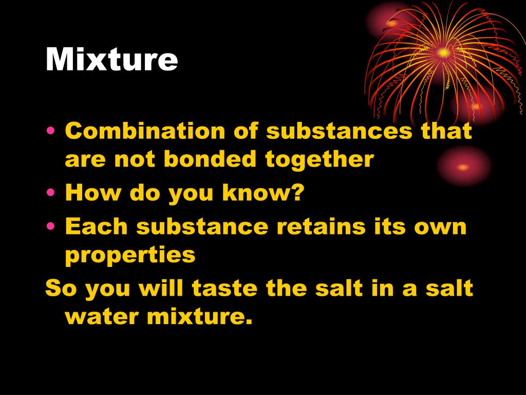 PPT Substances, Mixtures, and Solubility PowerPoint Presentation