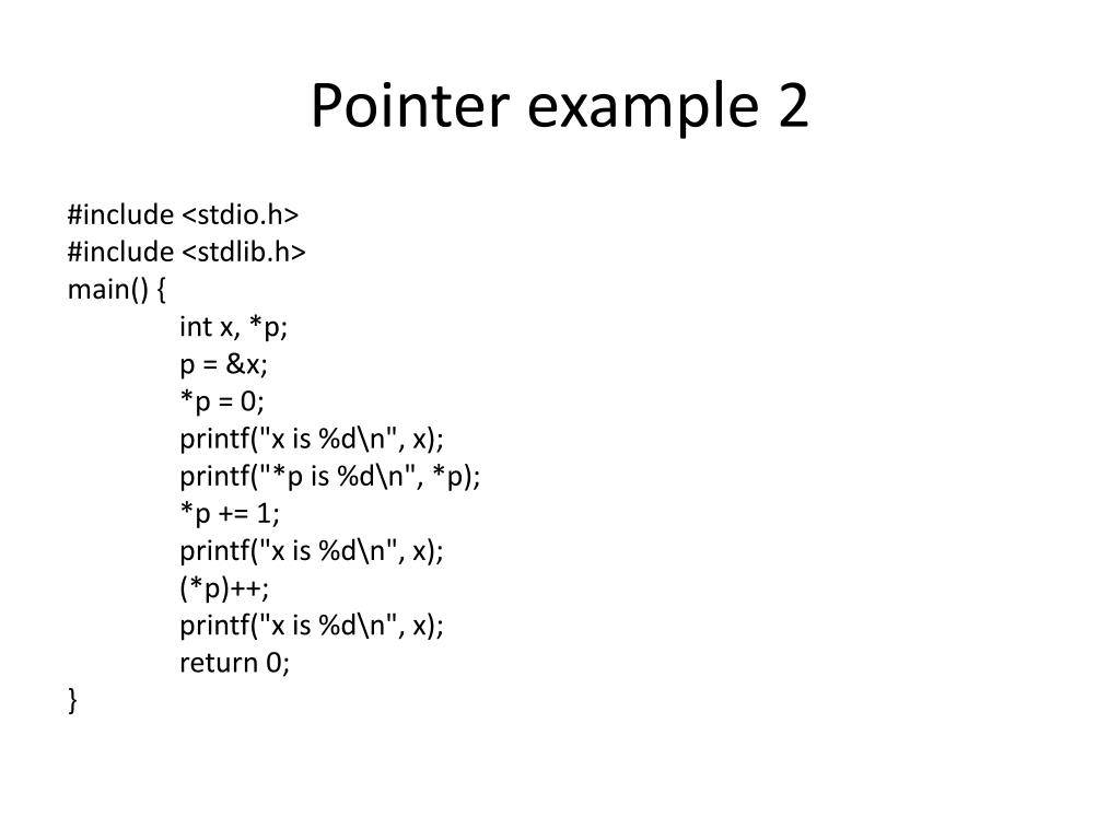 PPT Pointers PowerPoint Presentation, free download ID2475960