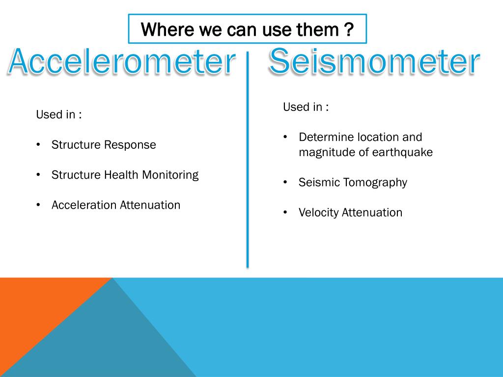 PPT Accelerometer And Seismometer PowerPoint Presentation, free download ID2476735