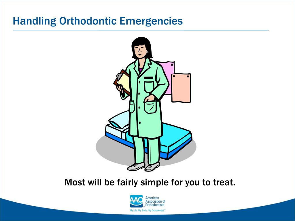 PPT Handling Orthodontic Emergencies in the School Clinic PowerPoint