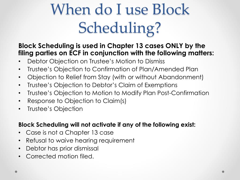 PPT Block Scheduling PowerPoint Presentation, free download ID2480212