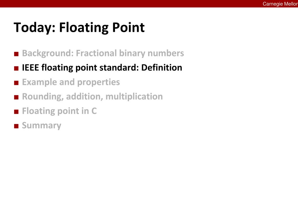 PPT Floating Point PowerPoint Presentation, free download ID2480652