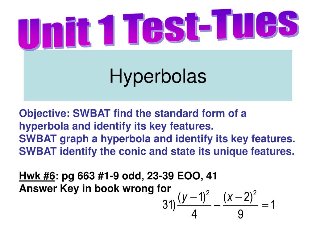 PPT Hyperbolas PowerPoint Presentation, free download ID2483946