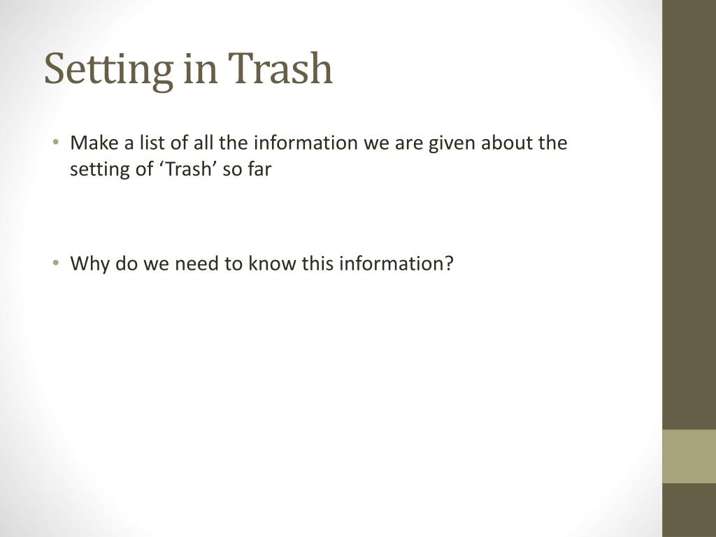 PPT Trash PowerPoint Presentation, free download ID2484156