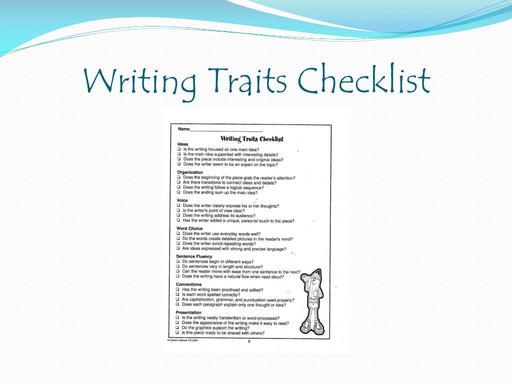 PPT Six Traits of Writing PowerPoint Presentation, free download ID