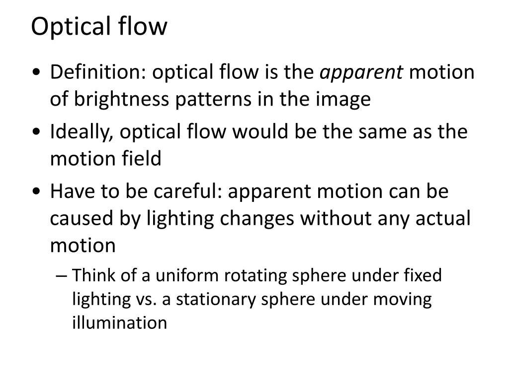 PPT Feature Tracking and Optical Flow PowerPoint Presentation, free