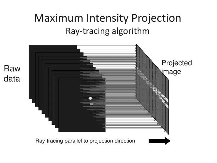 PPT Maximum Intensity Projection Raytracing algorithm PowerPoint