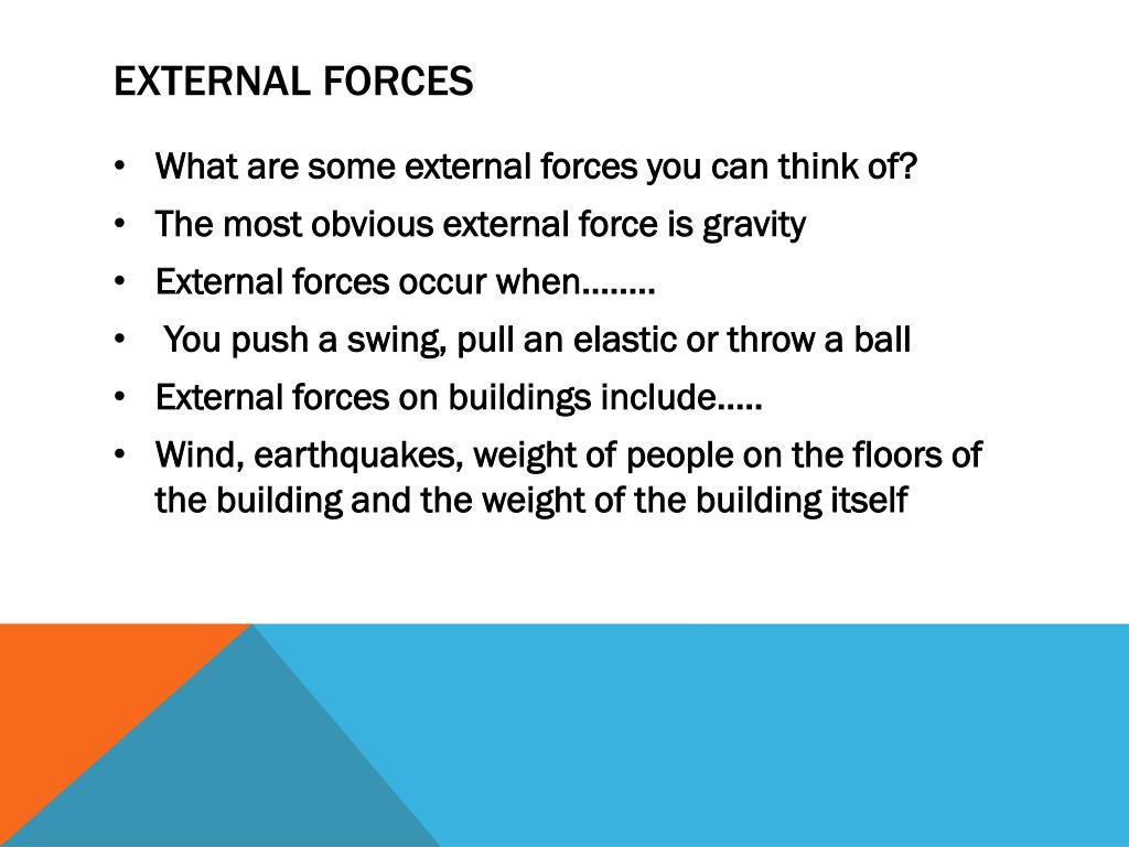 PPT External and internal forces PowerPoint Presentation, free