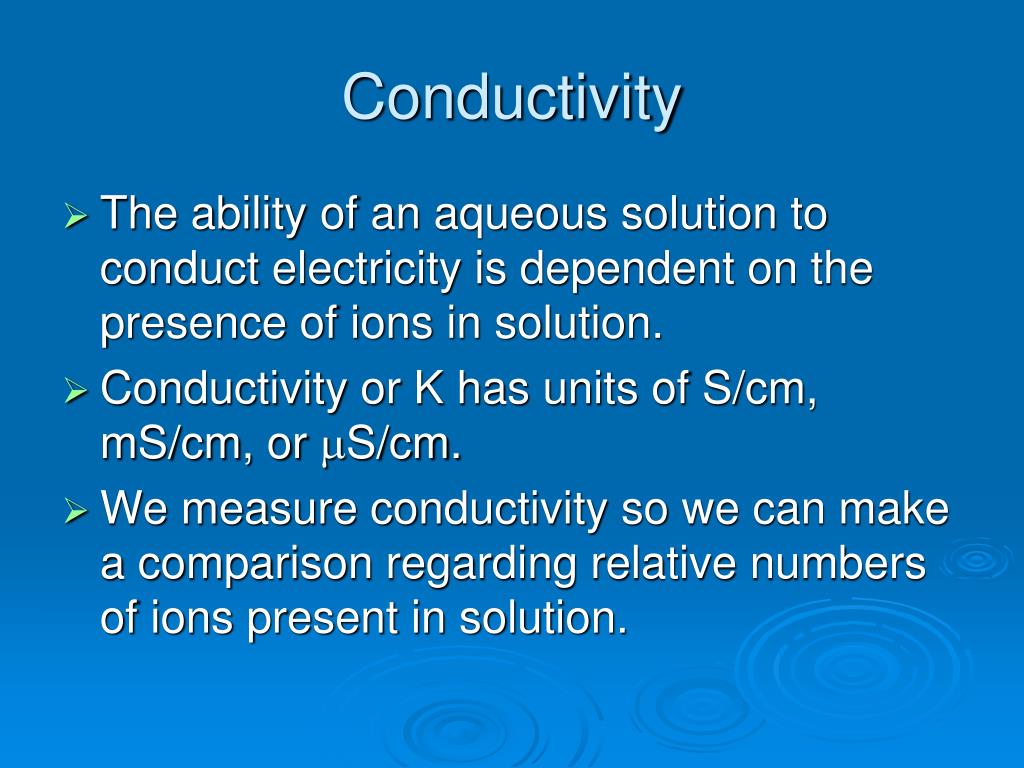 PPT Solutions, Electrolytes, and Conductivity PowerPoint Presentation