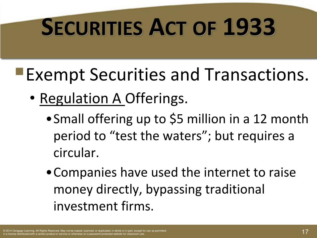 PPT Chapter 21 Investor Protection, Insider Trading, and