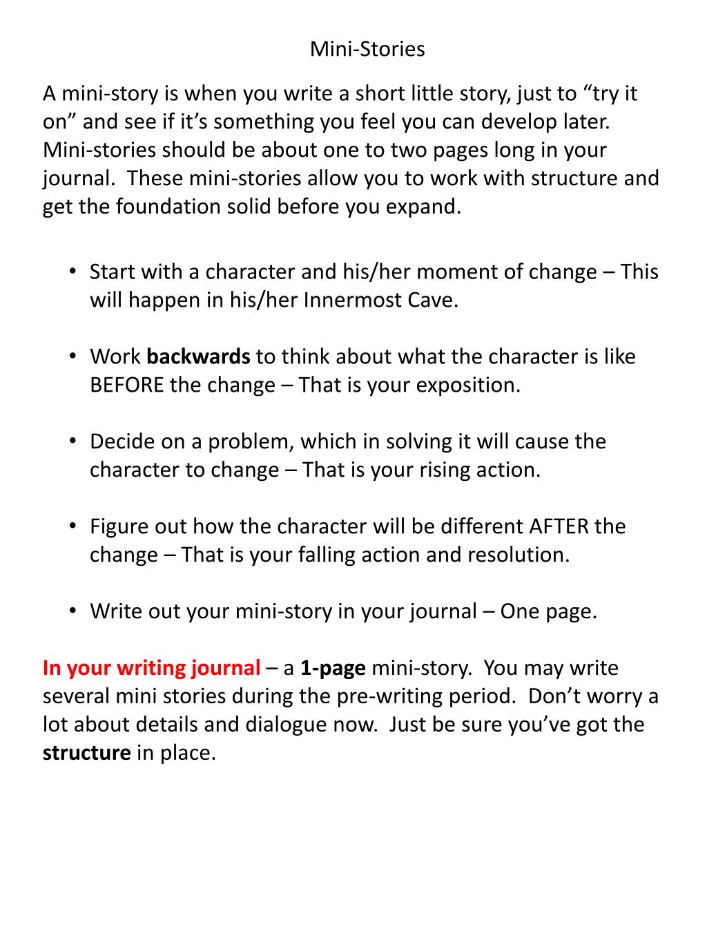 PPT Steps for Writing a Short Story PowerPoint Presentation, free