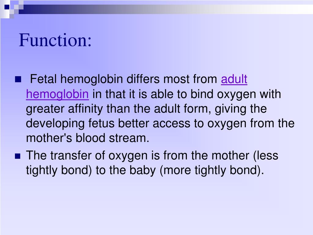 PPT Fetal Hemoglobin PowerPoint Presentation, free download ID2491462
