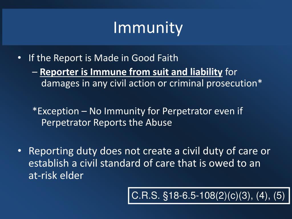 PPT Elder Abuse & Colorado’s New Mandatory Reporting Law PowerPoint