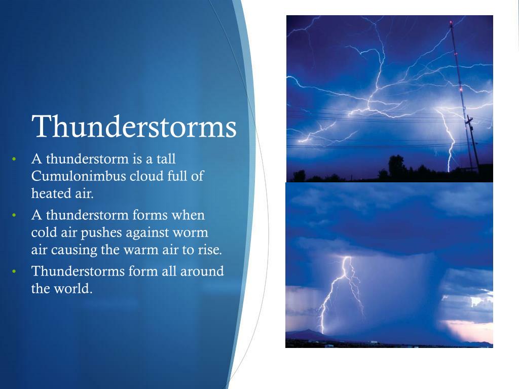 PPT Thunderstorms PowerPoint Presentation, free download ID2492001